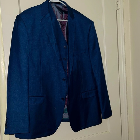 Vital blue blazer and vest size: 48